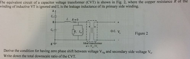 Solved The Equivalent Circuit Of A Capacitor Voltage Tran Chegg Com