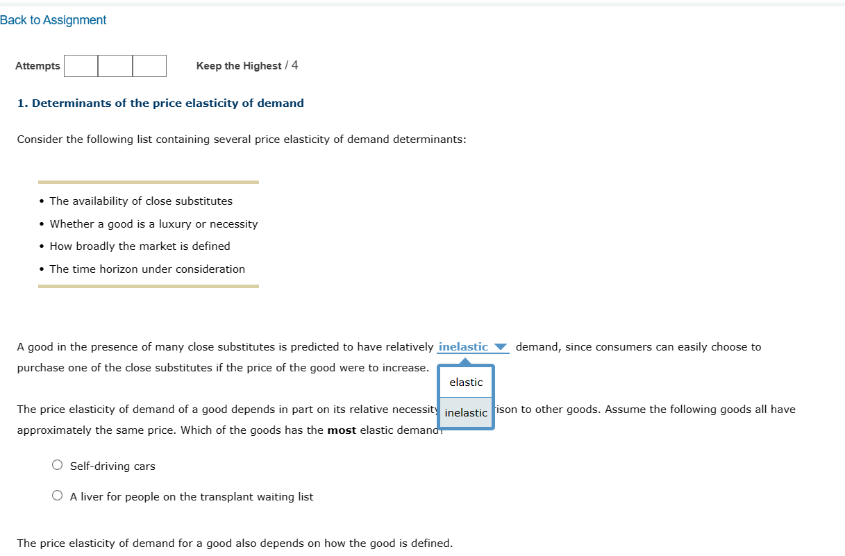 solved-1-determinants-of-the-price-elasticity-of-demand-chegg