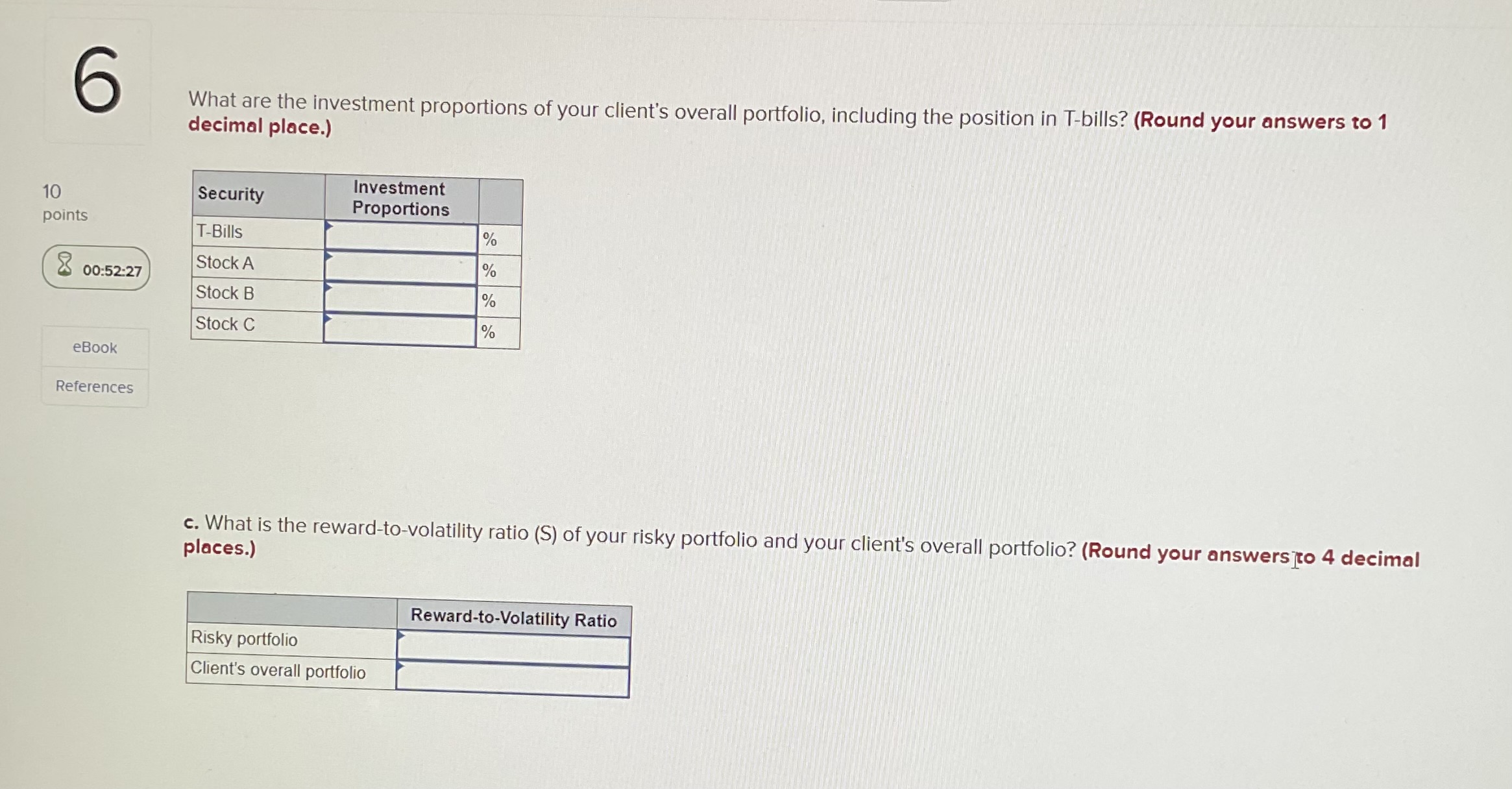 Solved Assume That You Manage A Risky Portfolio With An | Chegg.com