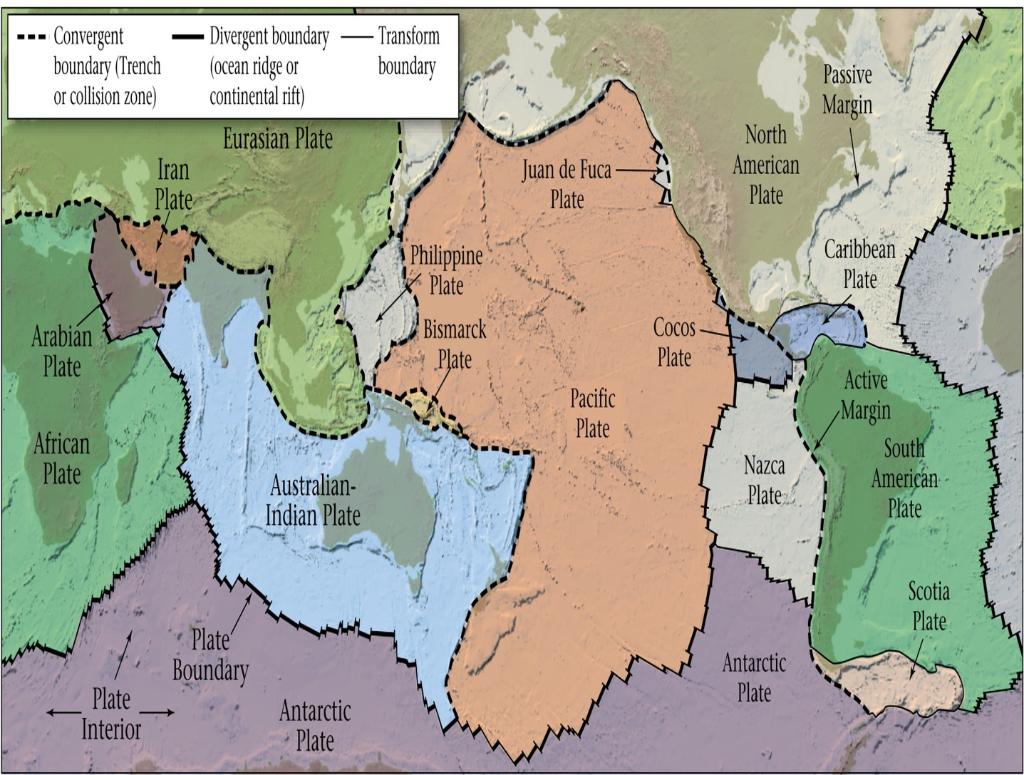 Solved EXERCISE 2.1 Recognizing Plates and Plate Boundaries | Chegg.com
