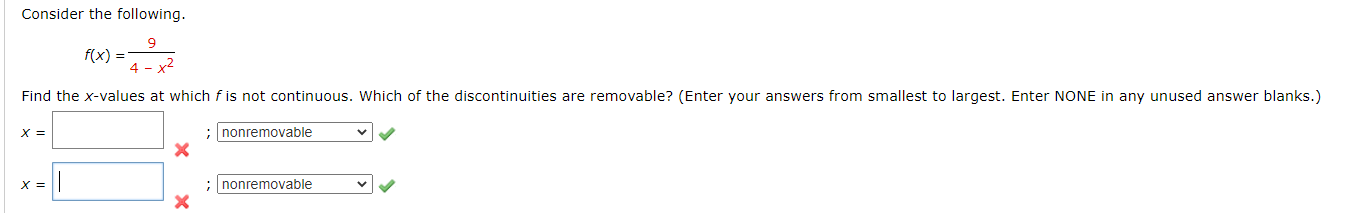 Solved Consider the following. Find the x-values at which | Chegg.com