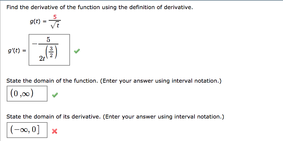 Solved Differentiate the Function of the Derivative and then | Chegg.com