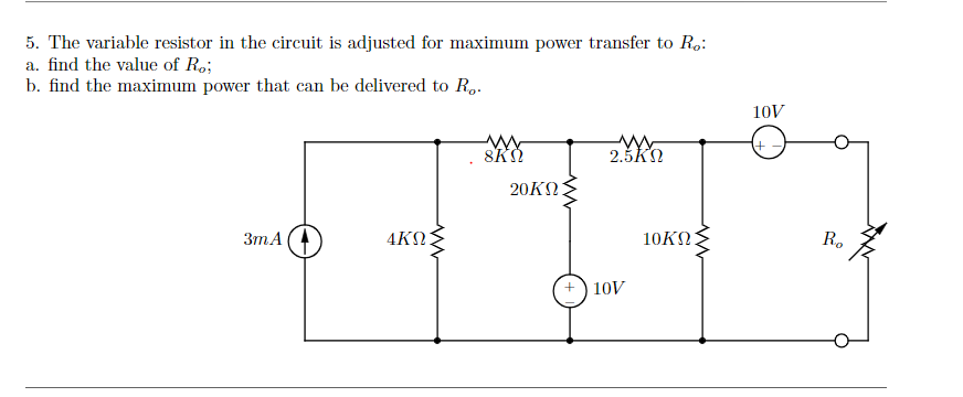 Variable Power Questions Solved From ex5 problem 5. The value of the variable | Chegg.com