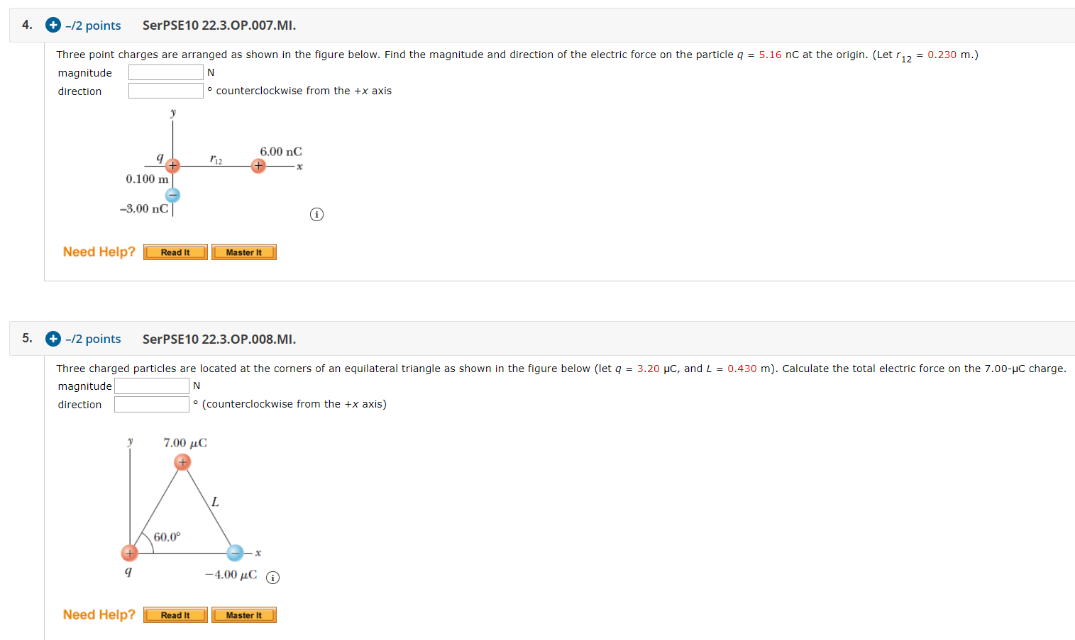 Solved 4. + -/2 Points SerPSE10 22.3.OP.007.MI. Three Point | Chegg.com