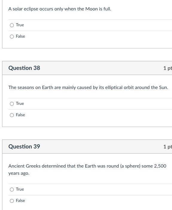 solar eclipse occurs on new moon day true or false