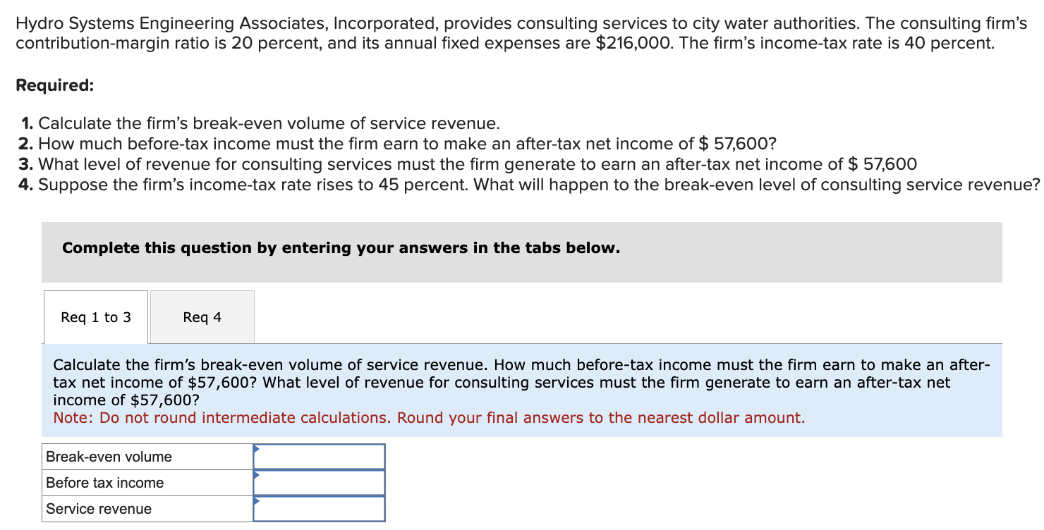 Solved Suppose the firm's rate rises to 45
