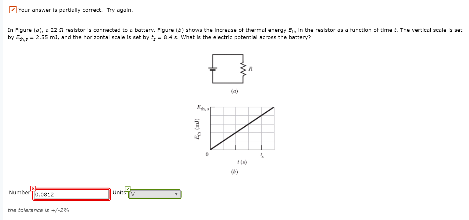 Solved In Figure (a), A 22 Ω Resistor Is Connected To | Chegg.com