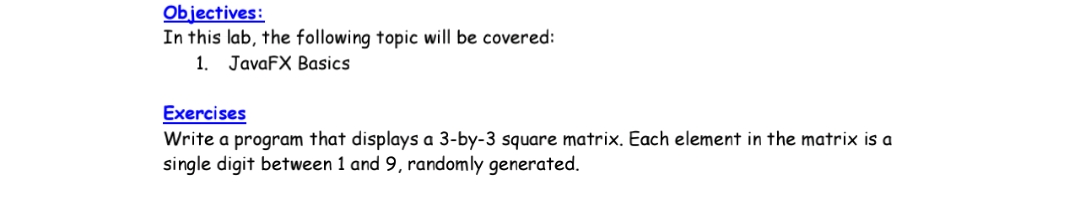 Solved Objectives: In this lab, the following topic will be | Chegg.com