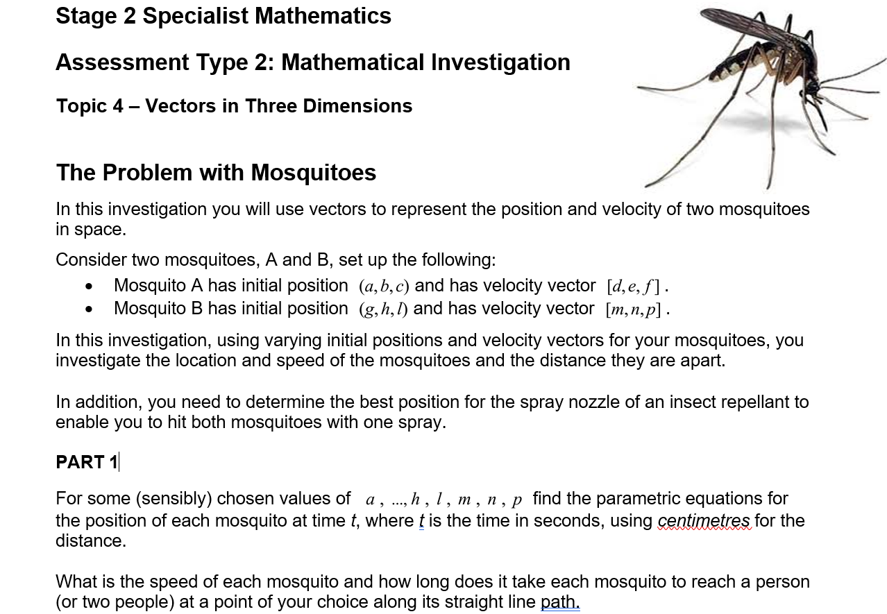 Solved Stage 2 Specialist Mathematics Assessment Type 2: | Chegg.com