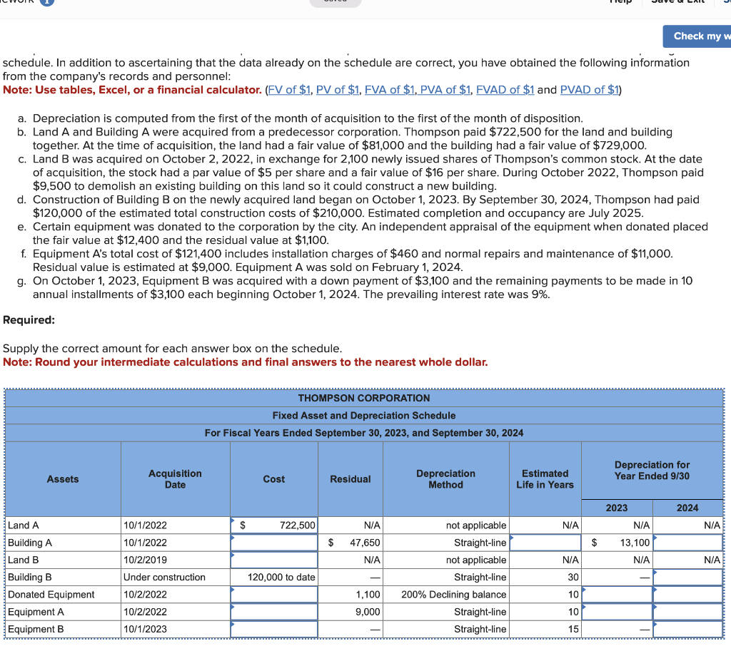 Solved he Thompson Corporation, a manufacturer of steel