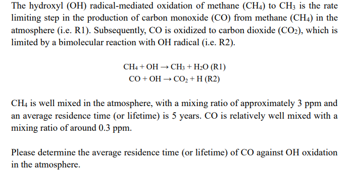 Solved The hydroxyl (OH) radical-mediated oxidation of | Chegg.com