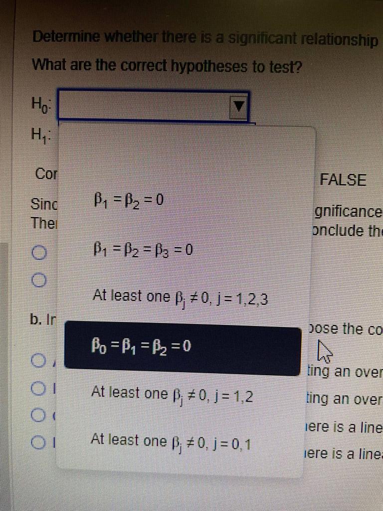 Solved Consider whether the following is TRUE or FALSE Since