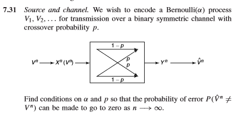 Source And Channel Encoder Example Problems Solved 7.31 Source and channel. We wish to encode a | Chegg.com