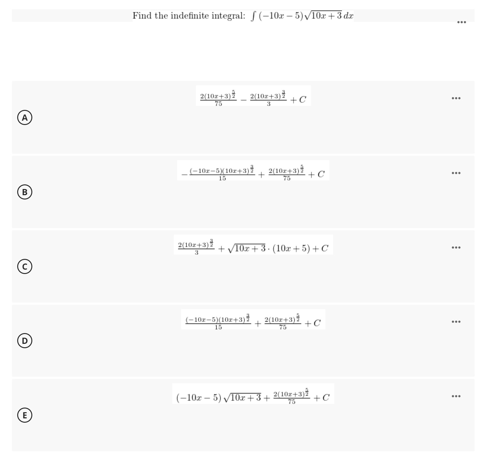 solved-find-the-indefinite-integral-10x-5-10x-3dx-chegg