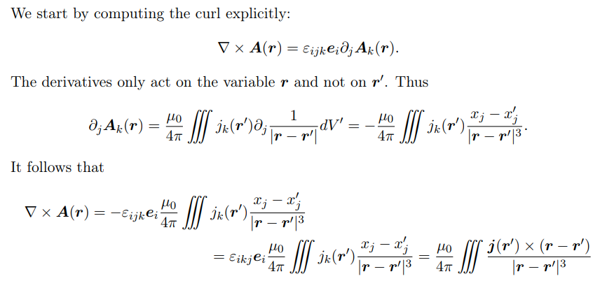 Solved Problem 1: Magnetic Vector Potential Show That The | Chegg.com