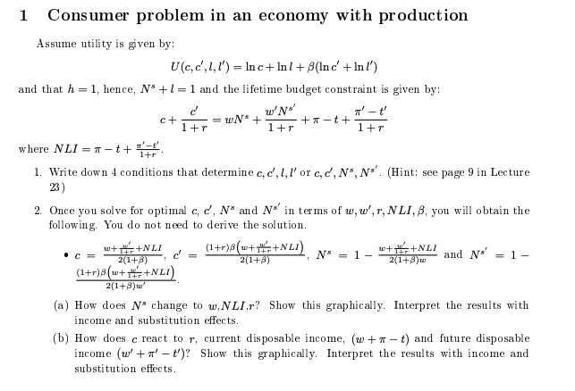 W N D C 1 R 1 R 1 R 1 Consumer Problem In An Eco Chegg Com