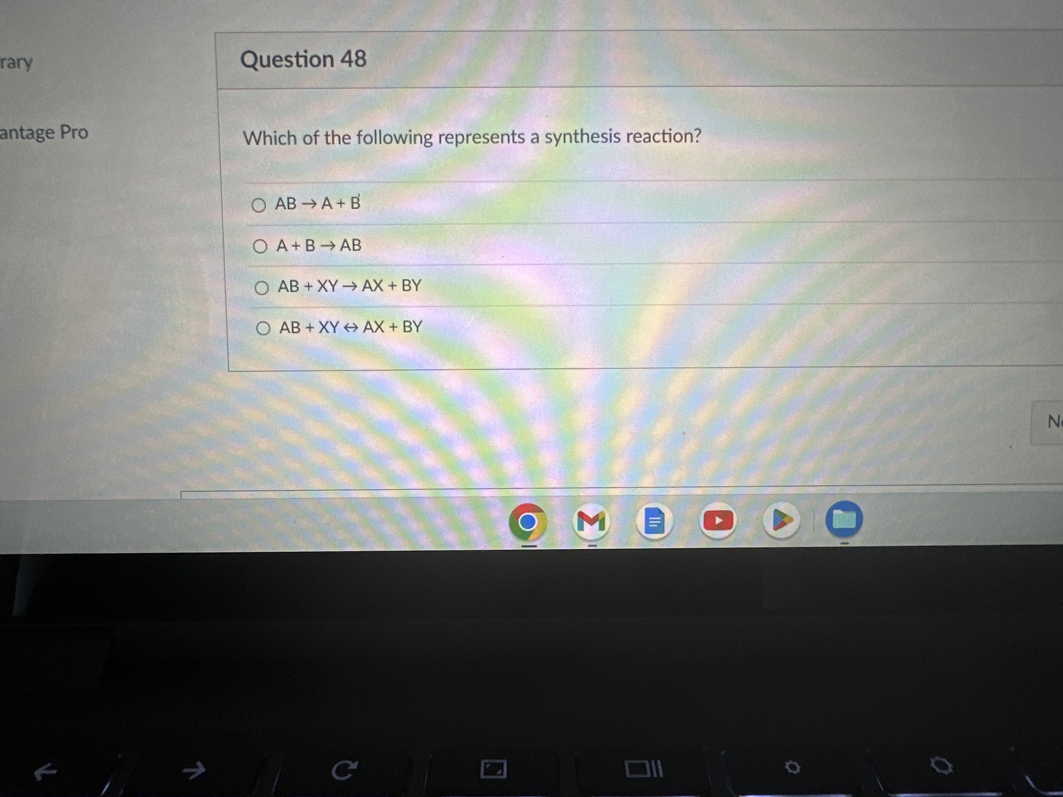 Solved Question 48Which of the following represents a | Chegg.com