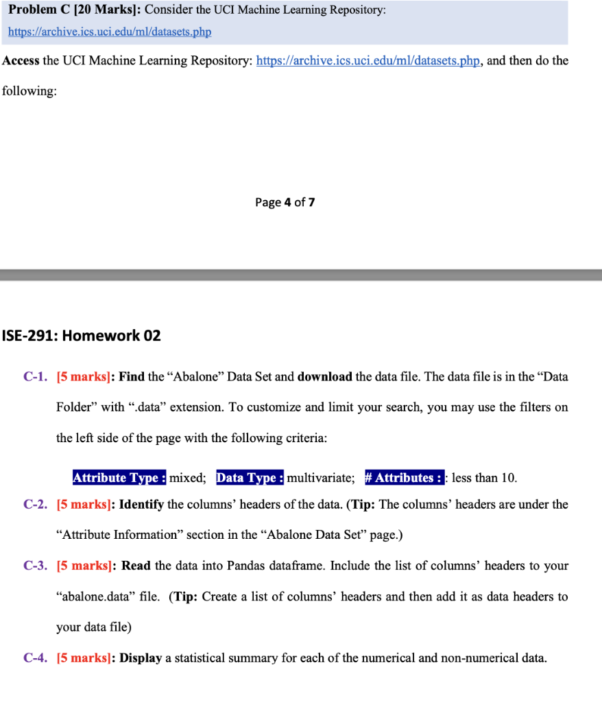 Uci machine 2024 learning datasets