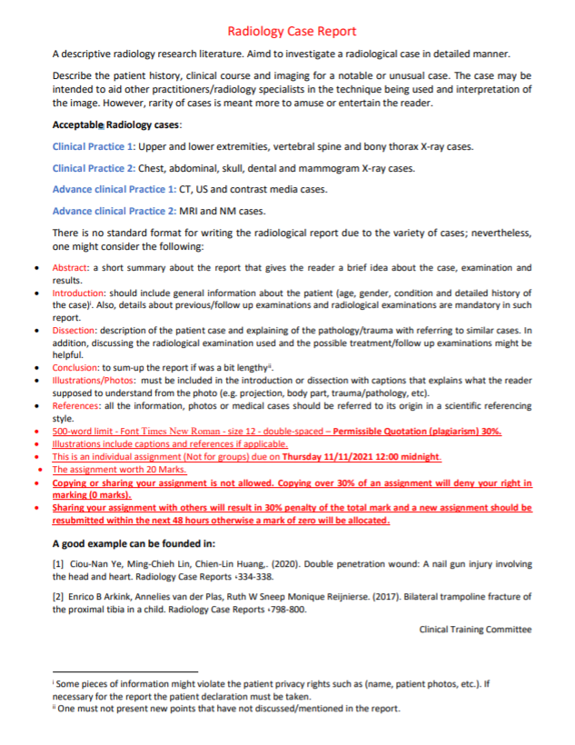 results. Radiology Case Report A descriptive