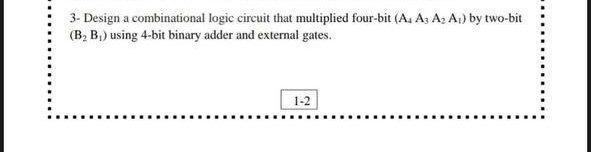 Solved 3- Design a combinational logic circuit that | Chegg.com