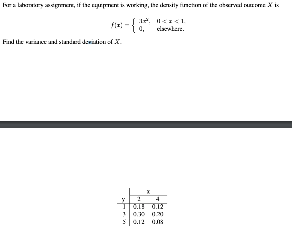 Solved For a laboratory assignment, if the equipment is