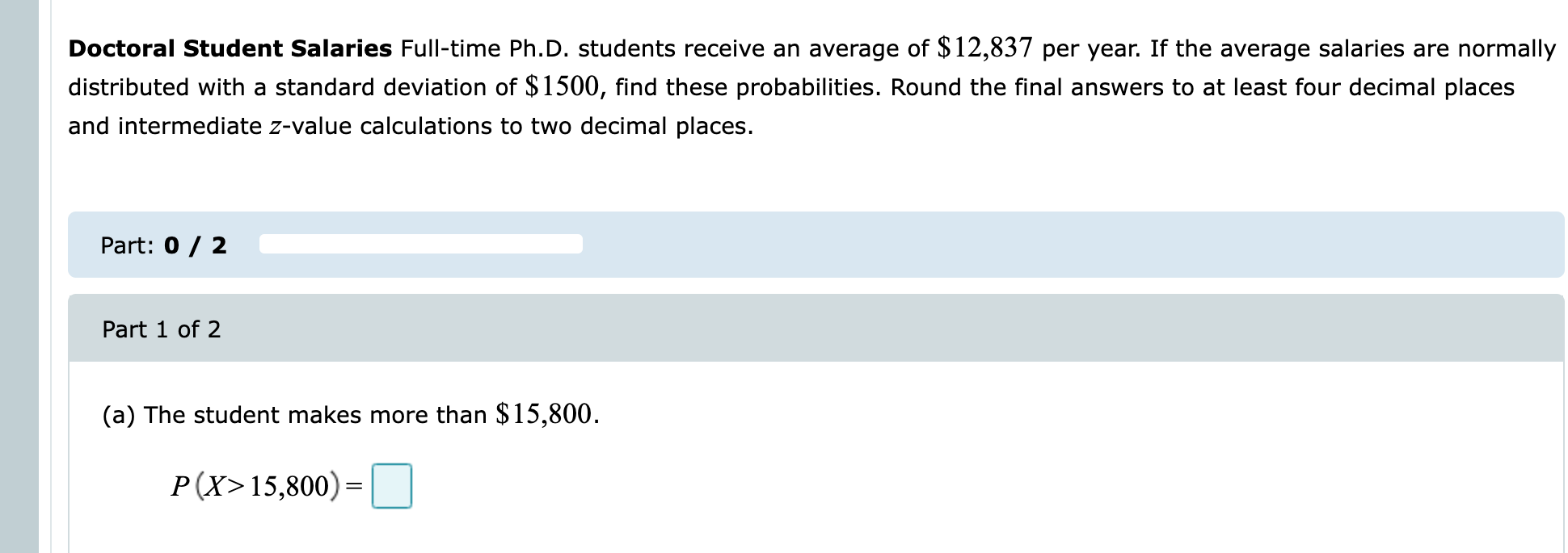 average pay for phd student