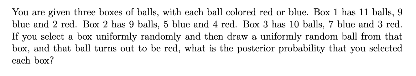 Solved You are given three boxes of balls, with each ball | Chegg.com
