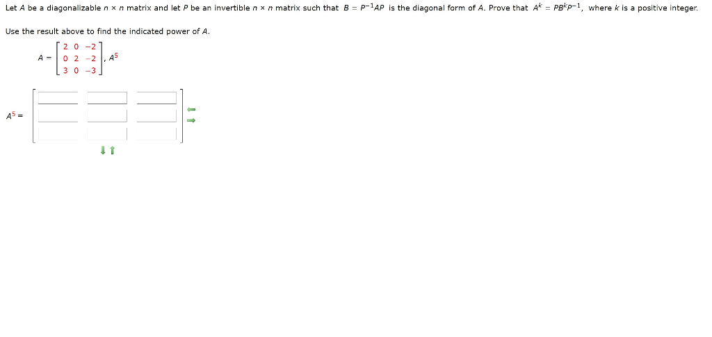 Solved Let A Be A Diagonalizable N X N Matrix And Let P Be | Chegg.com