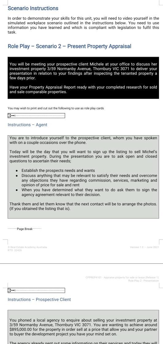 Solved Scenario Instructions In order to demonstrate your | Chegg.com