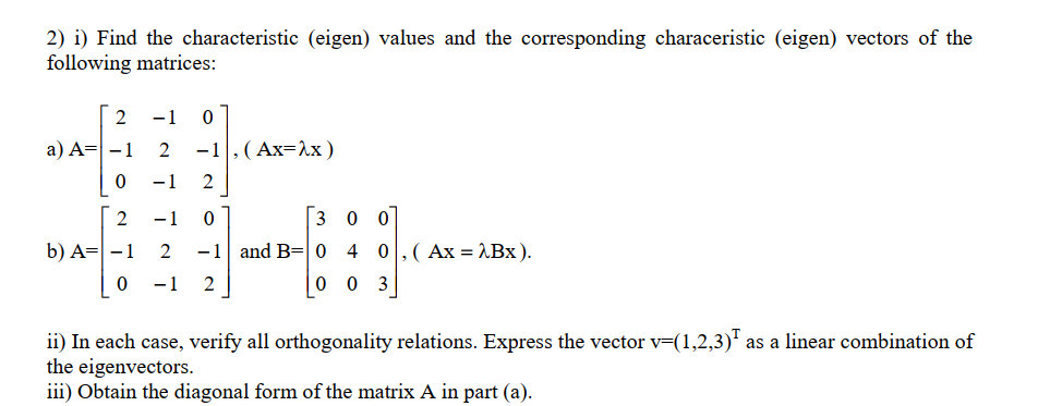 Solved 4 1 Construct The Stiffness Matrix K And Mass