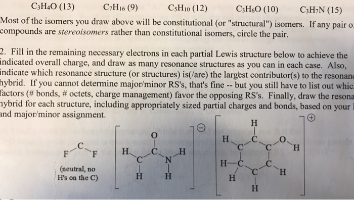 C5h10 Lewis Structure Isomers