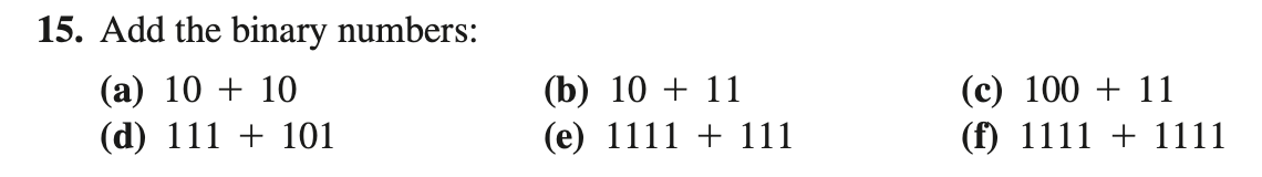 Solved 11. Convert Each Decimal Number To Binary By Using | Chegg.com