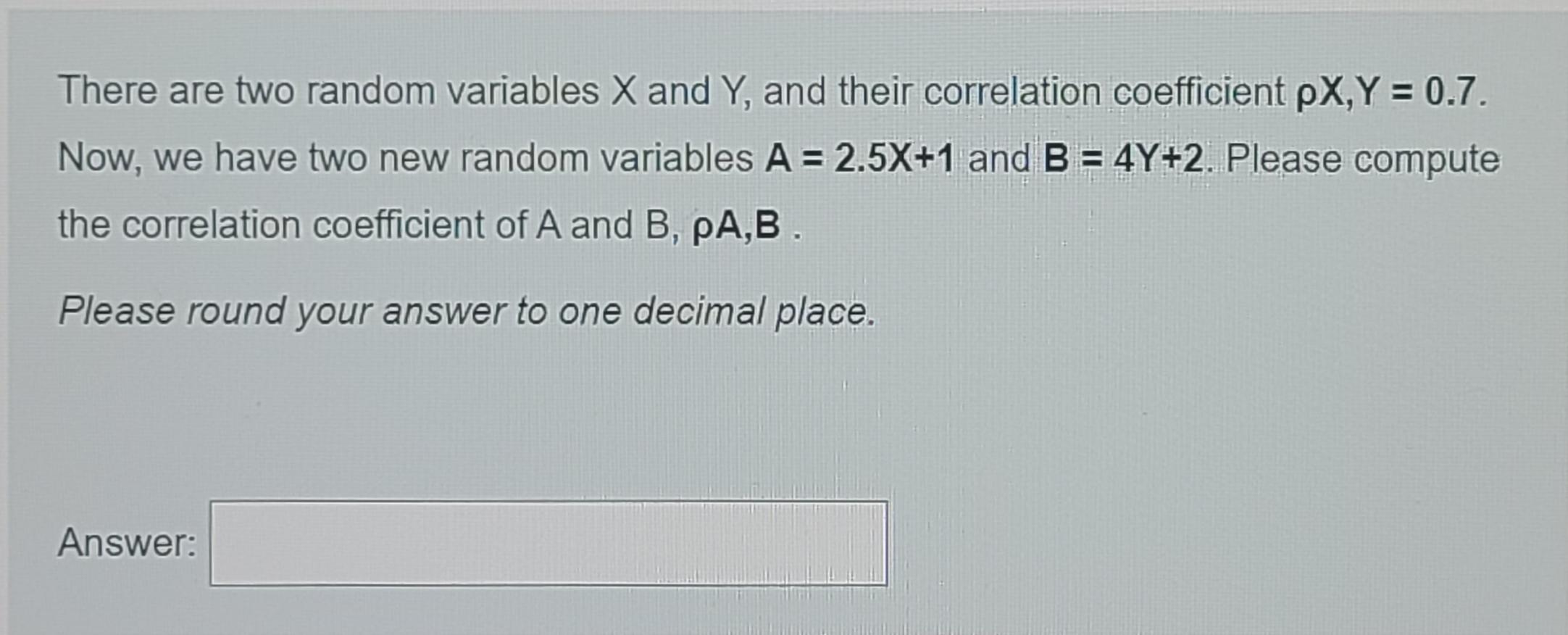 Solved There are two random variables X and Y, and their | Chegg.com