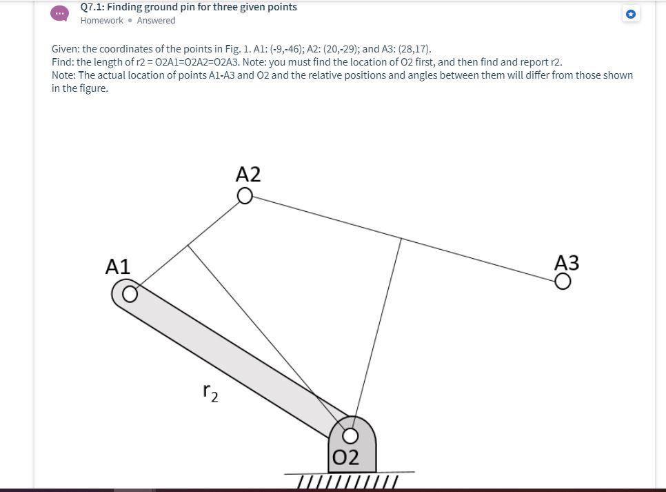 Solved E. 07.1: Finding ground pin for three given points | Chegg.com