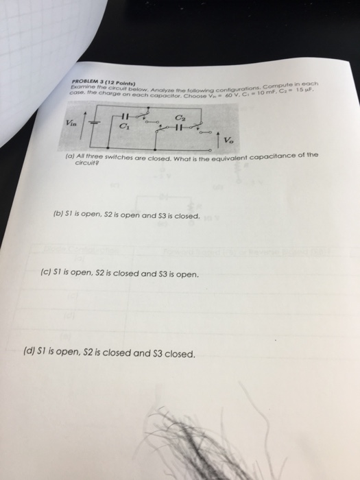 Solved Examine the circuit below. Analyze the following | Chegg.com
