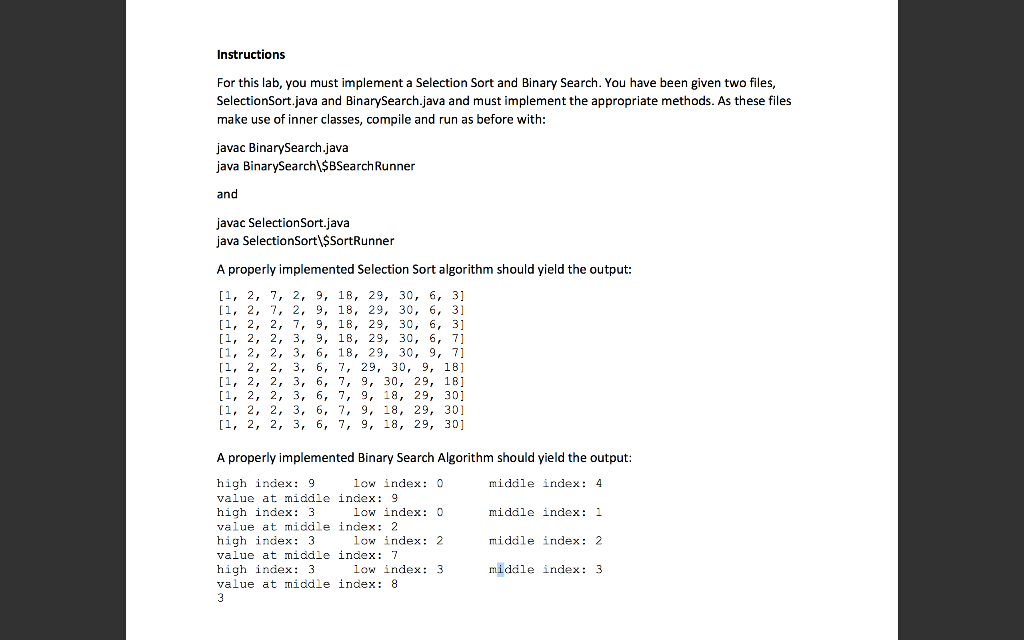 Solved Hi, this is java. The only thing i need help with are | Chegg.com