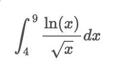 Solved Evaluate the definite integral: \[ \text { 'int_4^9 } | Chegg.com