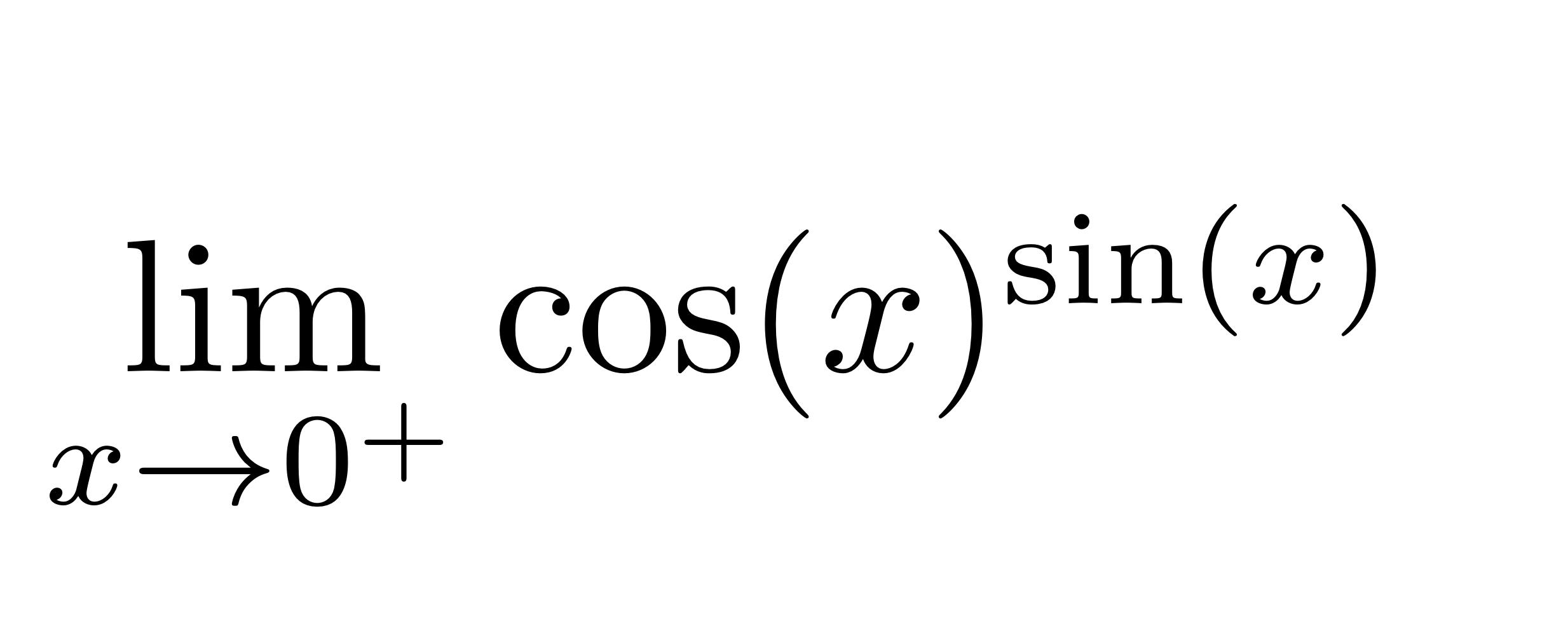 Solved lim cos(x) sin() X+0+ | Chegg.com