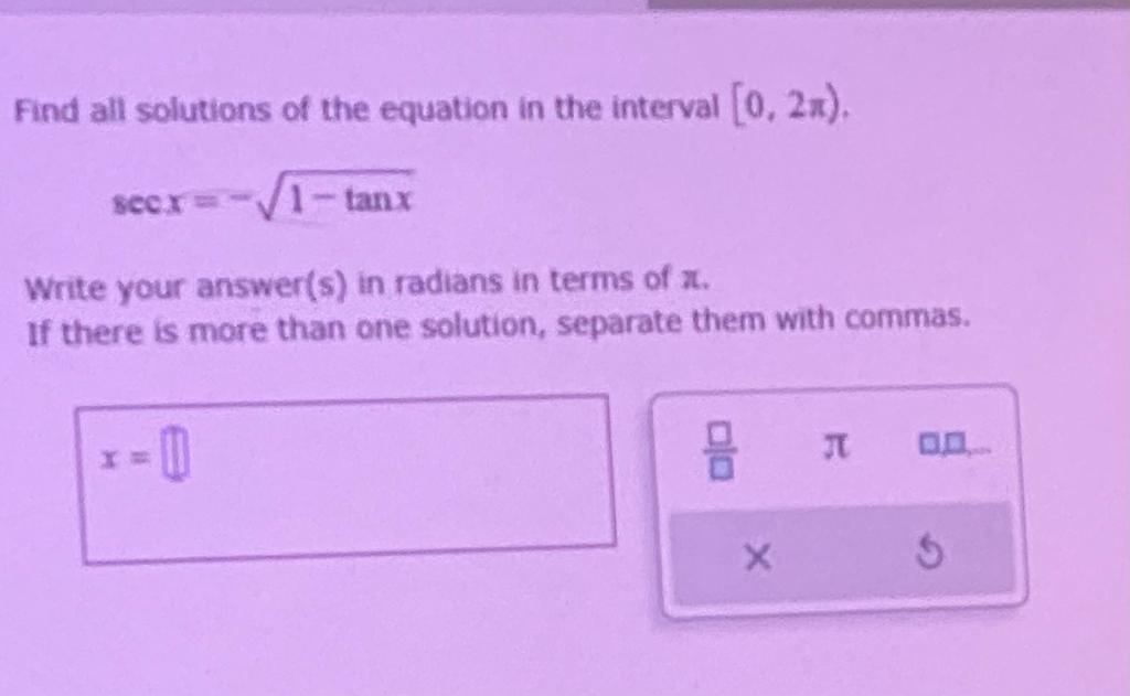 solved-find-all-solutions-of-the-equation-in-the-interval-chegg