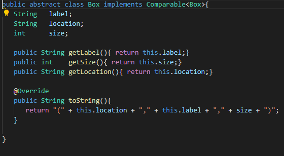 Solved 1 Implementing Comparable (10 marks) 10 Marks : All | Chegg.com