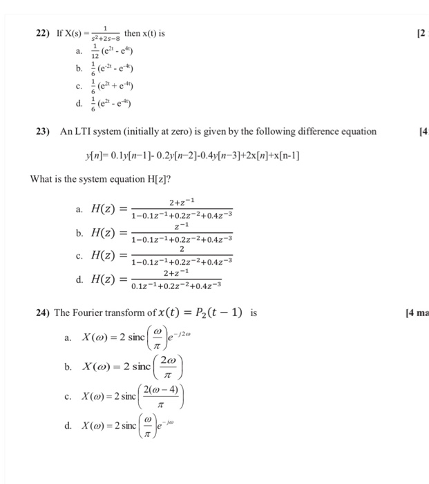 Solved 18) The unit step function is related to the ramp | Chegg.com