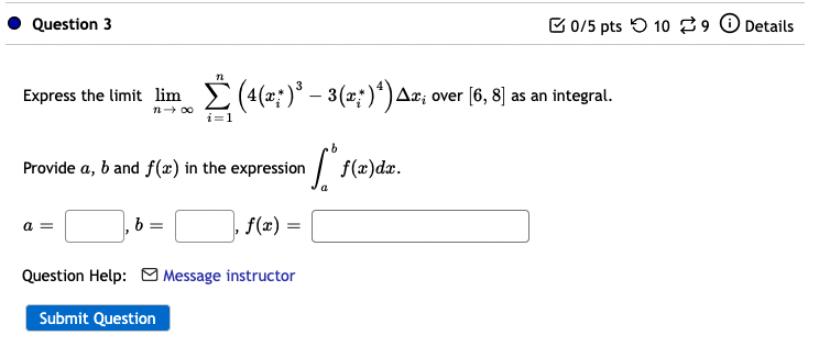 Solved Express The Limit | Chegg.com