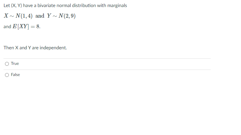 Solved Let (X,Y) have a bivariate normal distribution with | Chegg.com
