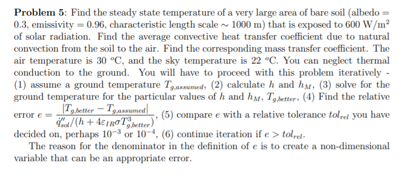 Solved Problem 5: Find the steady state temperature of a | Chegg.com