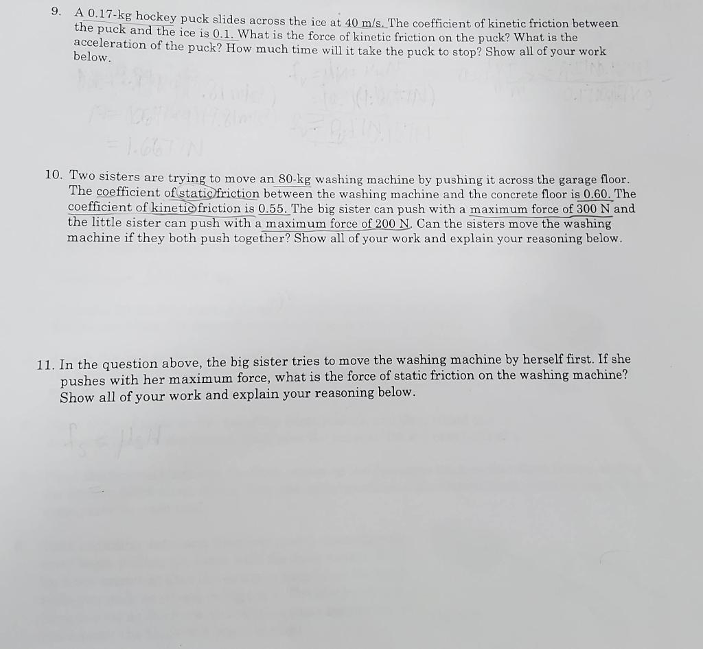 Solved A 0.17 kg hockey puck slides across the ice at 40