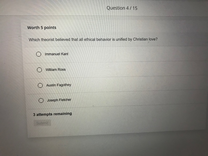 Solved Question 1/15 Worth 5 points What theory is the | Chegg.com
