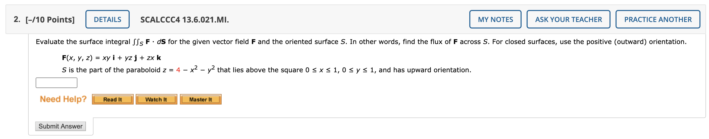 Solved Evaluate The Surface Integral ∫∫s F · Ds For The