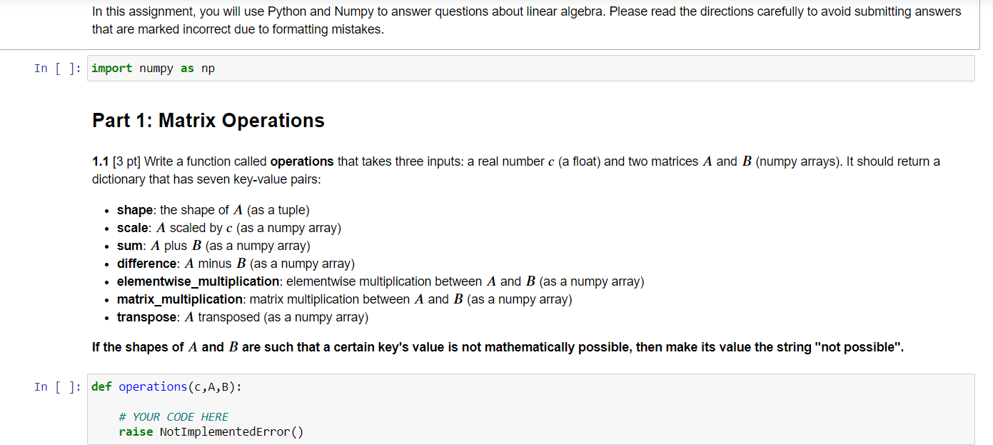 Solved] Please use Python In this assignment we will be