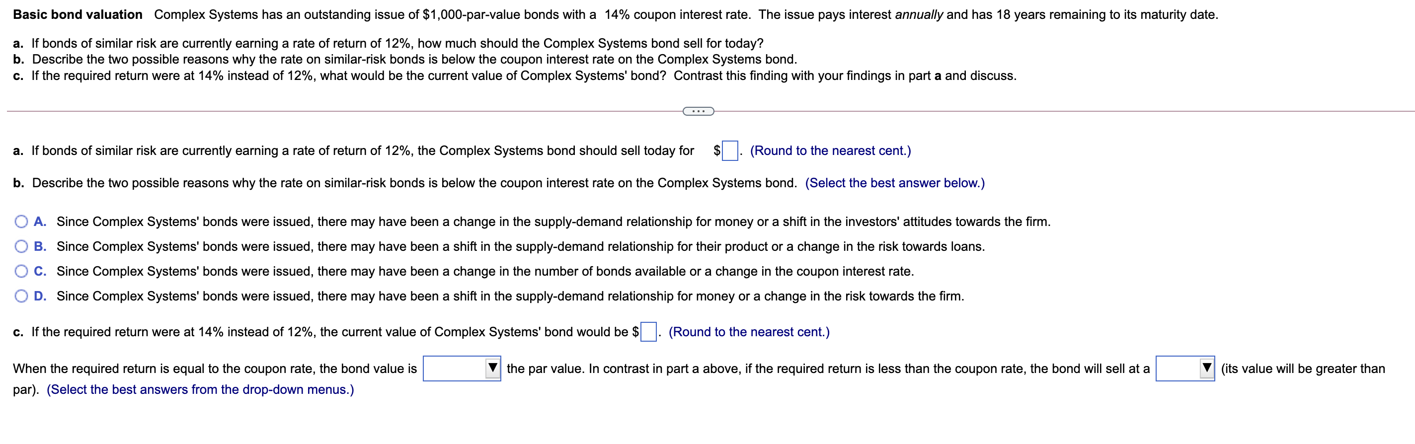 Solved First drop down menu options , equal to, greater | Chegg.com
