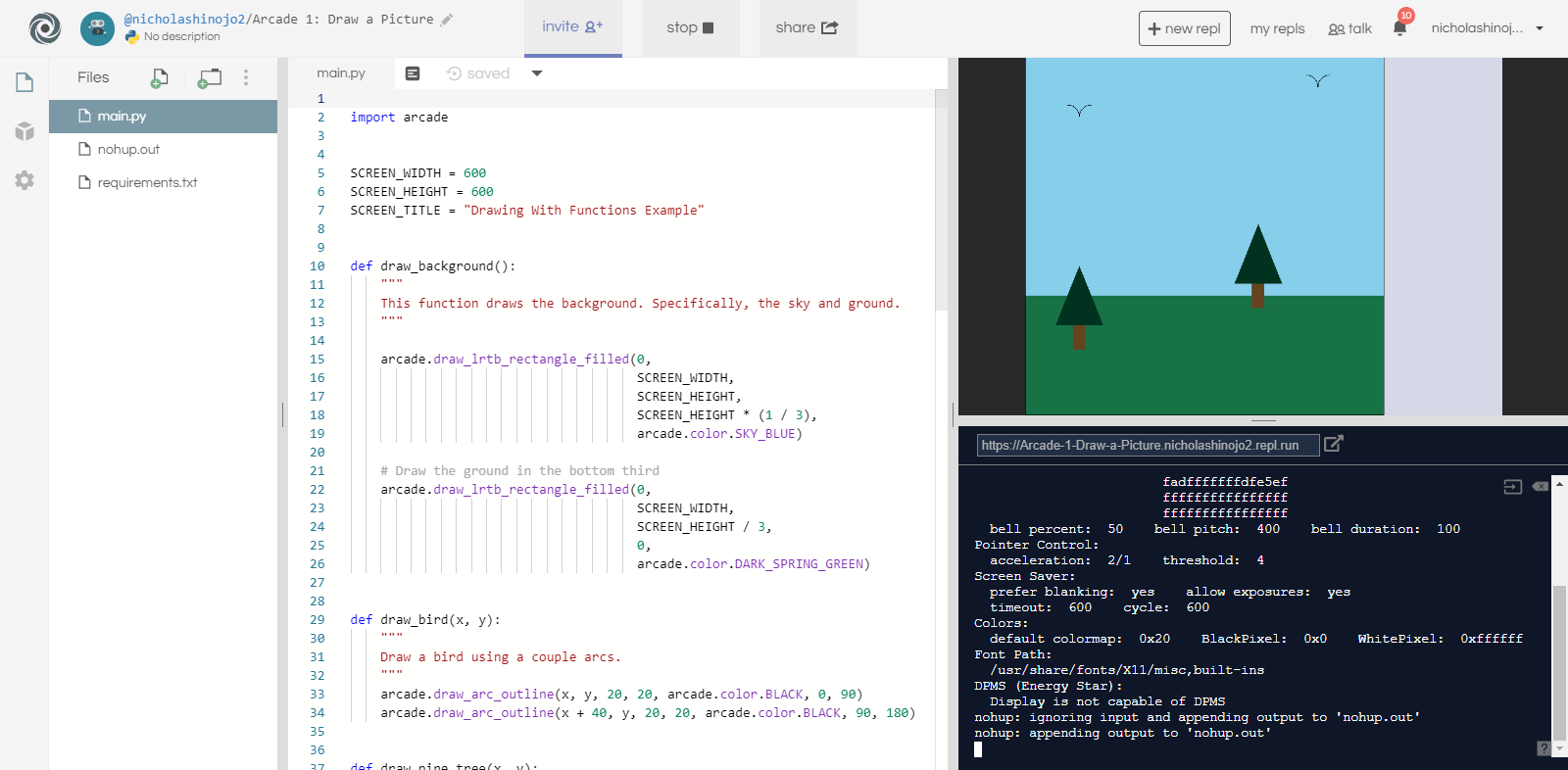 I have to animate the birds in the picture to fly | Chegg.com